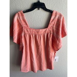 Sonoma Goods For Life Flutter Shoulder Top